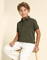 U.S. Polo Assn. Kids Boys Solid Regular Fit Polo Shirt
