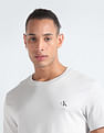 Calvin Klein Jeans Sustainable Solid T-Shirt - Pack Of 2