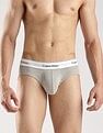 Calvin Klein Underwear Solid Multi Low Rise Briefs - Pack Of - 3