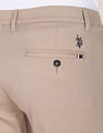 U.S. Polo Assn. Mid Rise Solid Austin Trim Fit Casual Trousers