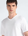 Calvin Klein Smooth Cotton Solid T-Shirt