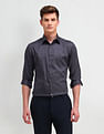 Arrow Newyork Slim Fit All-Over Pattern Shirt