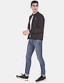 U.S. Polo Assn. Stand Collar Solid Casual Jacket