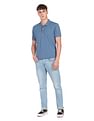 Flying Machine Pure Cotton Solid Polo Shirt