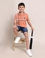 U.S. Polo Assn. Kids Boys Zipper Polo Shirt