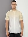 Calvin Klein Cotton Poplin Ombre Shirt