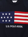 U.S. Polo Assn. Kids Boys Flag Pattern Sweater