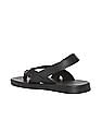 Arrow Men Black Marcus Ankle Strap Sandals