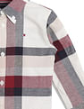 Tommy Hilfiger Kids Boys Global Stripe Checked Shirt
