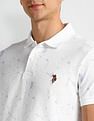 U.S. Polo Assn. Denim Co. Muscle Fit Abstract Polo Shirt