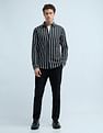 Flying Machine Vertical Stripe Slim Fit Shirt