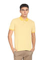 Flying Machine All Over Geometric Print Cotton Polo Shirt