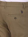 U.S. Polo Assn. Mid Rise Solid Denver Trousers