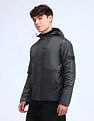Flying Machine Regular Fit Solid Padded Jacket
