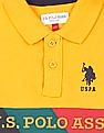 U.S. Polo Assn. Kids Boys Long Sleeve Embroidered Logo Polo Shirt