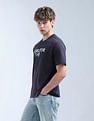 Flying Machine Relaxed Fit Typographic Printed T-Shirt