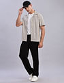 Tommy Hilfiger Striped Regular Fit Plain Woven Shirt