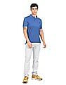 U.S. Polo Assn. Denim Co. Ribbed Collar Tonal Panel Polo Shirt