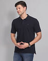 AD by Arvind Solid Polo Shirt