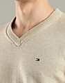 Tommy Hilfiger Solid Regular-Fit Cotton Sweater