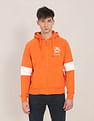 U.S. Polo Assn. Contrast Panel Drawstring Hood Sweatshirt