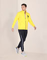U.S. Polo Assn. High Neck Zip Up Appliqued Sweatshirt