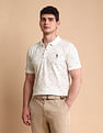 U.S. Polo Assn. Floral Printed Slim Fit Polo Shirt