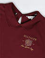 Tommy Hilfiger Sequin Crest Cotton Polo Shirt