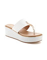 U.S. Polo Assn. Women Toe Separator Alessia Wedge Sandals