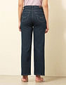 U.S. Polo Assn. Women High Rise Straight Fit Jeans