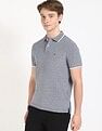 Tommy Hilfiger Printed Regular-Fit Cotton Polo Shirt