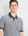 Arrow Sports Patterned Collar Cotton Polo Shirt