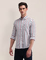 U.S. Polo Assn. Tailored Fit Cotton Striped Shirt
