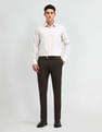 Arrow Italian Elegance Textured Slim Fit Shirt