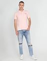 Flying Machine Solid Pique Polo Shirt