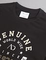 AD by Arvind Crew Neck Graphic Print T-Shirt