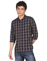Flying Machine Tartan Check Pure Cotton Shirt