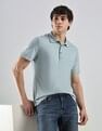 Calvin Klein Solid Regular-Fit Cotton Polo T-Shirt
