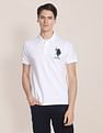 U.S. Polo Assn. Compact Cotton Logo Polo Shirt