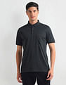 Arrow Solid Chest Pocket Polo Shirt
