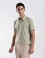 Calvin Klein Jeans Regular-Fit Solid Cotton Polo Shirt