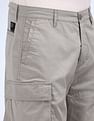 Flying Machine Relaxed Fit Solid Cargo Trousers