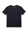 Tommy Hilfiger Kids Boys Cotton Solid T-Shirt