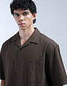 Flying Machine Solid Oversized Fit Digitopia Shirt