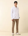 U.S. Polo Assn. Tailored Fit Solid Pure Cotton Shirt