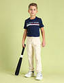 U.S. Polo Assn. Kids Boys Brand Embroidered Regular Fit Joggers