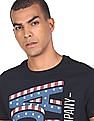 U.S. Polo Assn. Denim Co. Ribbed Neck Brand Print T-Shirt