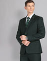 AD by Arvind Tailored Regular Fit Checked Two Piece Suit