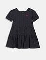 Tommy Hilfiger Kids Girls Printed Regular-Fit Viscose Dress