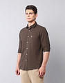 U.S. Polo Assn. Denim Co. Slim Fit Pure Cotton Twill Shirt